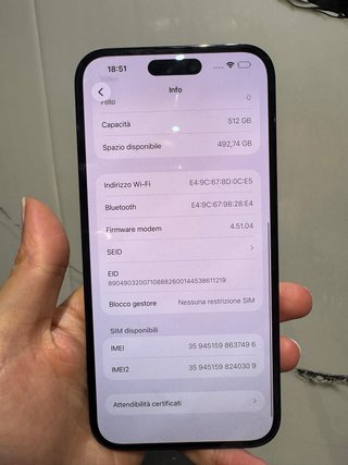 iPhone 14 Pro Max 512GB Nero