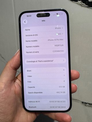 iPhone 14 Pro Max 512GB Nero