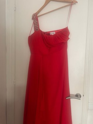 Vestido Rojo Corte Inglés