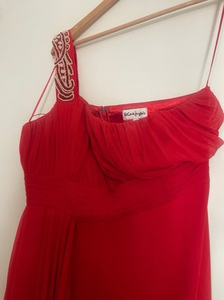 Vestido Rojo Corte Inglés