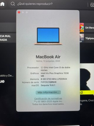 MacBook Air 13 2020 256GB Oro Rosa
