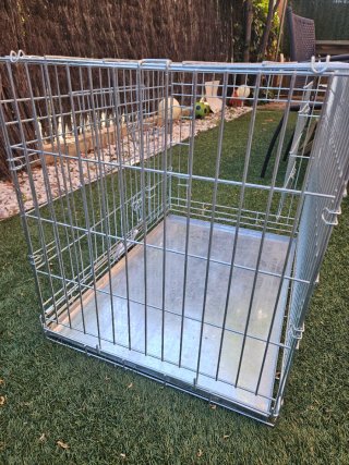 Jaula metálica para perros medianos