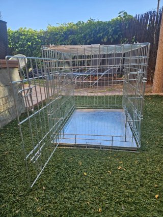 Jaula metálica para perros medianos