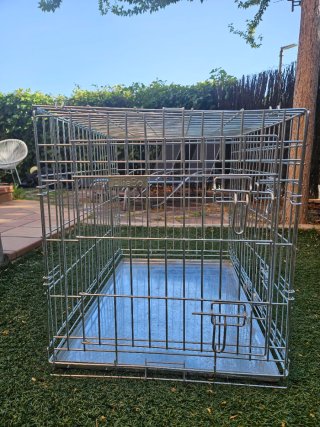 Jaula metálica para perros medianos