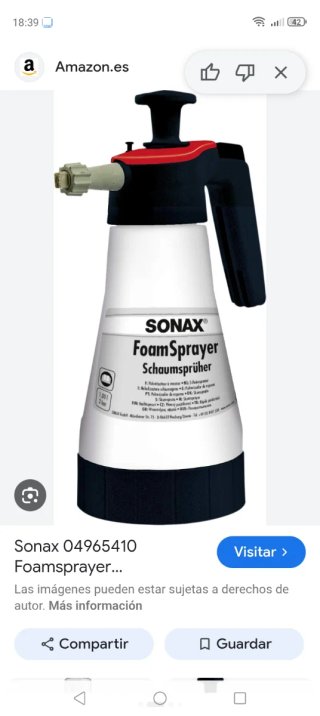Pulverizador de espuma Sonax