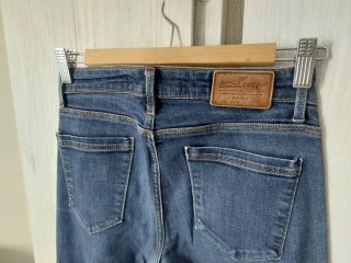 Jeans Zara da donna a zampa blu