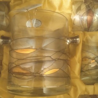 Juego de vasos de whisky con caja