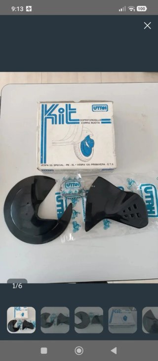 Kit Utah Vespa Cubrehorquilla y Coppa Ruota