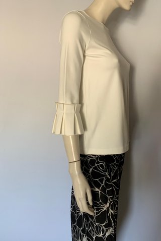 Top Carolina Herrera manga volante