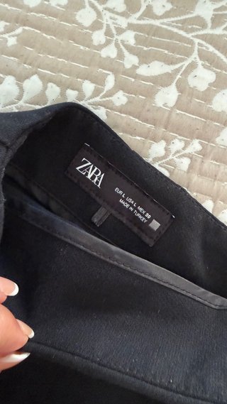 Falda pantalón Zara Talla L Negra
