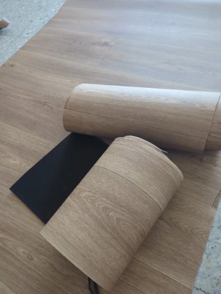 Suelo vinílico imitación madera
