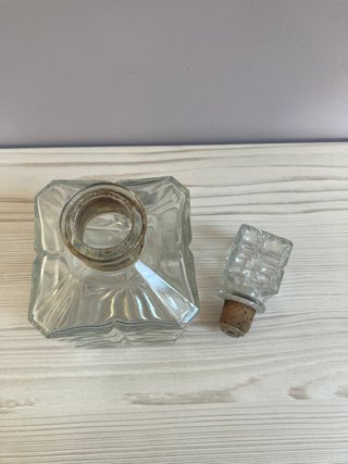 Bottiglie da liquore in cristallo intagliato vintage