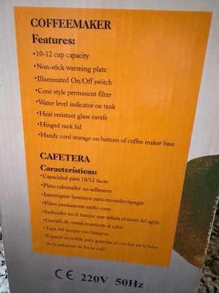 Cafetera Oster CM-602