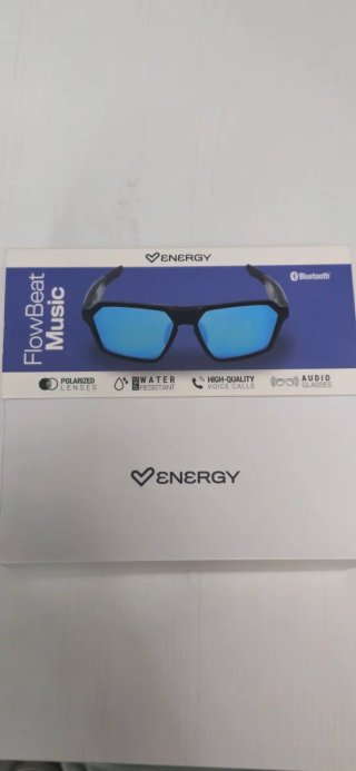 Gafas Energy Bluetooth Polarizadas Negras Azules