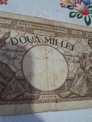 Billete 2000 Lei Rumanía 1941