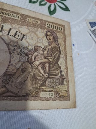 Billete 2000 Lei Rumanía 1941