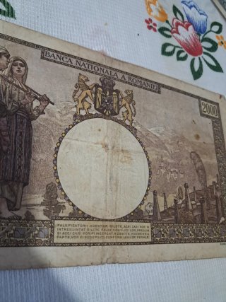 Billete 2000 Lei Rumanía 1941