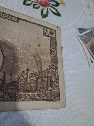 Billete 2000 Lei Rumanía 1941