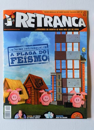 Lote de 3 revistas de comics "Retranca".