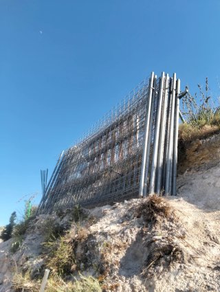 Vallas de obra galvanizado