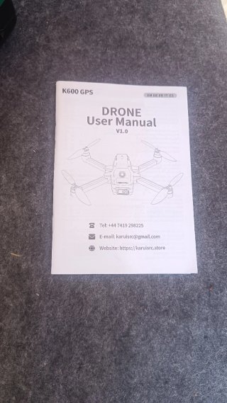Dron K600GPS con Cámara 1080P y Pantalla FPV