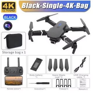 Dron E88 Pro 4K Negro con Bolsa