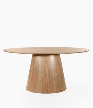 Mesa comedor madera ovalada