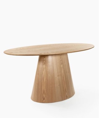 Mesa comedor madera ovalada