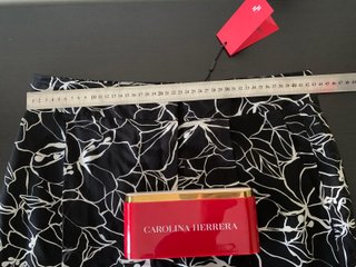 Pantalones de seda Carolina Herrera