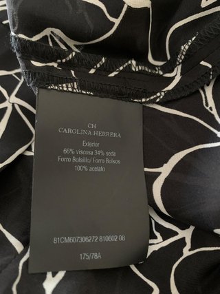 Pantalones de seda Carolina Herrera