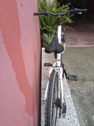 Bicicleta infantil blanca