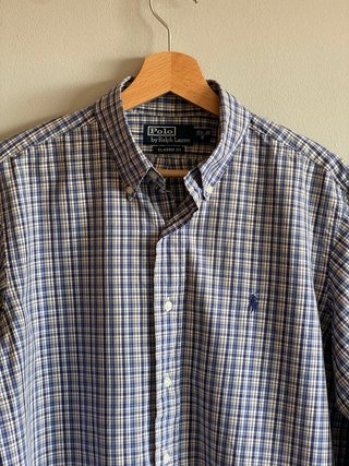 Camisa Polo Ralph Lauren Cuadros Talla L