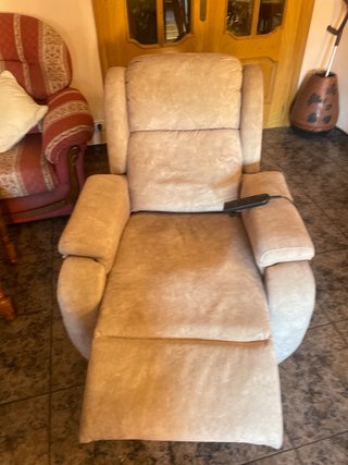 Poltrona relax a 2 motori beige