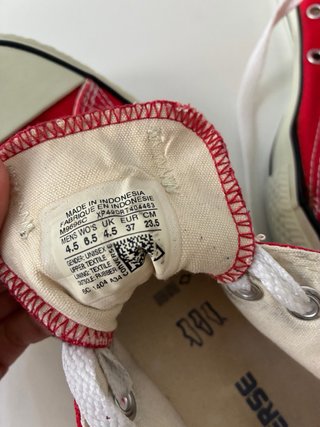 Converse Rojas Talla 37