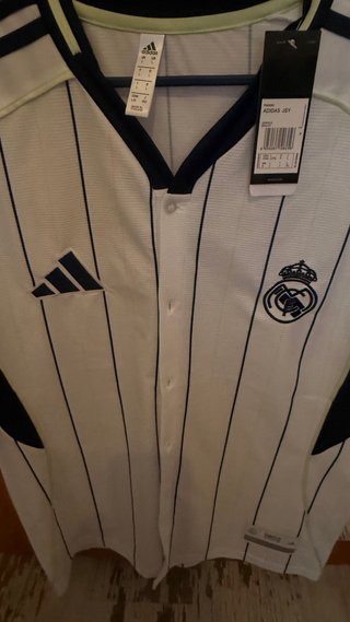 Camiseta Real Madrid Adidas Beisbolera
