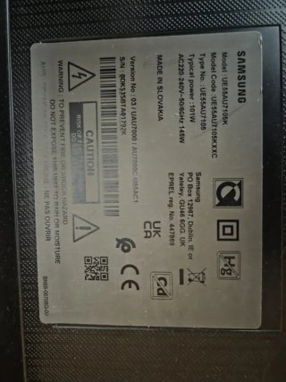 TV 55" Samsung Negra