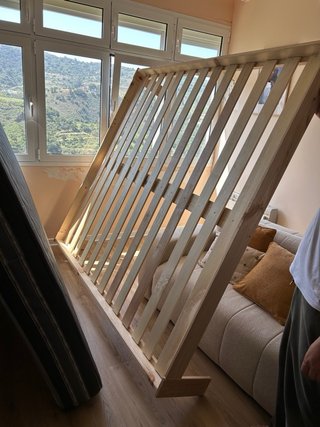 Base Cama 180cm Madera Pino