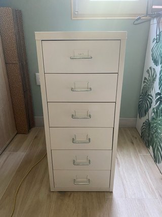 Cajonera metálica de 6 cajones
