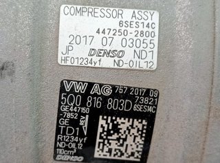 Audi 94822 compresor aire 5q0816803d a3 ambiente
