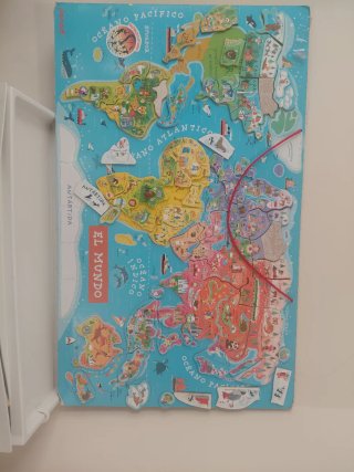 Puzzle magnético El Mundo Janod