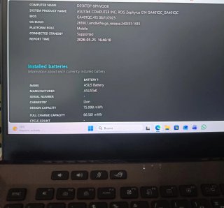 Portátil Asus ROG Zephyrus Negro/Gris