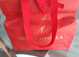 Sandalias Joya René Caovilla Seda Strass T/42