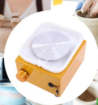 Mini torno de alfarería nuevo para manualidades