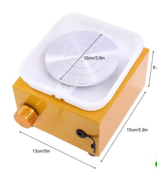Mini torno de alfarería nuevo para manualidades