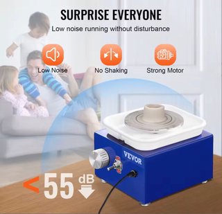 Mini torno de alfarería nuevo para manualidades
