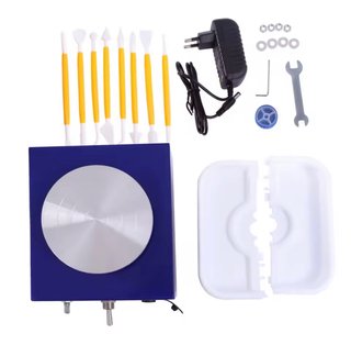 Mini torno de alfarería nuevo para manualidades