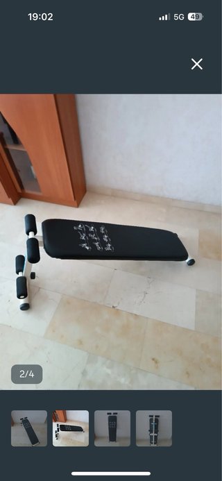 Banco Abdominales Plegable