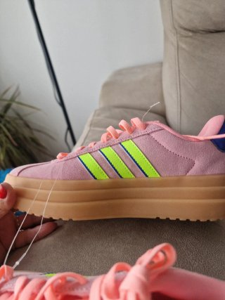 Zapatillas Adidas VI Court Bold Rosa/Verde