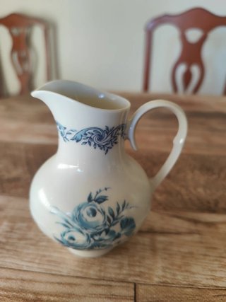Juego de café Irabia porcelana azul y blanco