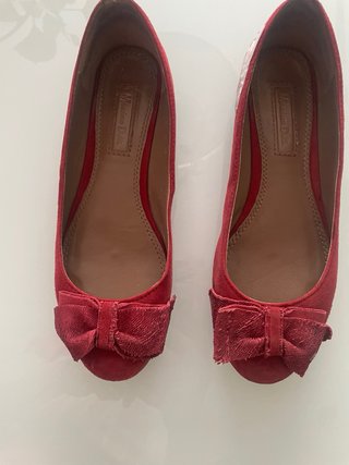 Bailarinas  Massimo Dutti rojas